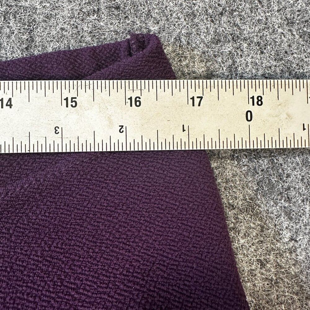 SHEIN Purple Work Career Business Pants WMNS 1X Elegant Professional Corporate - Picture 10 of 10